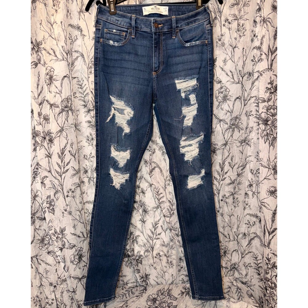 Hollister Curvy Mid-Rise Super Skinny Jeans